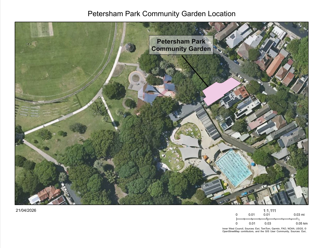 Areal image of proposed location