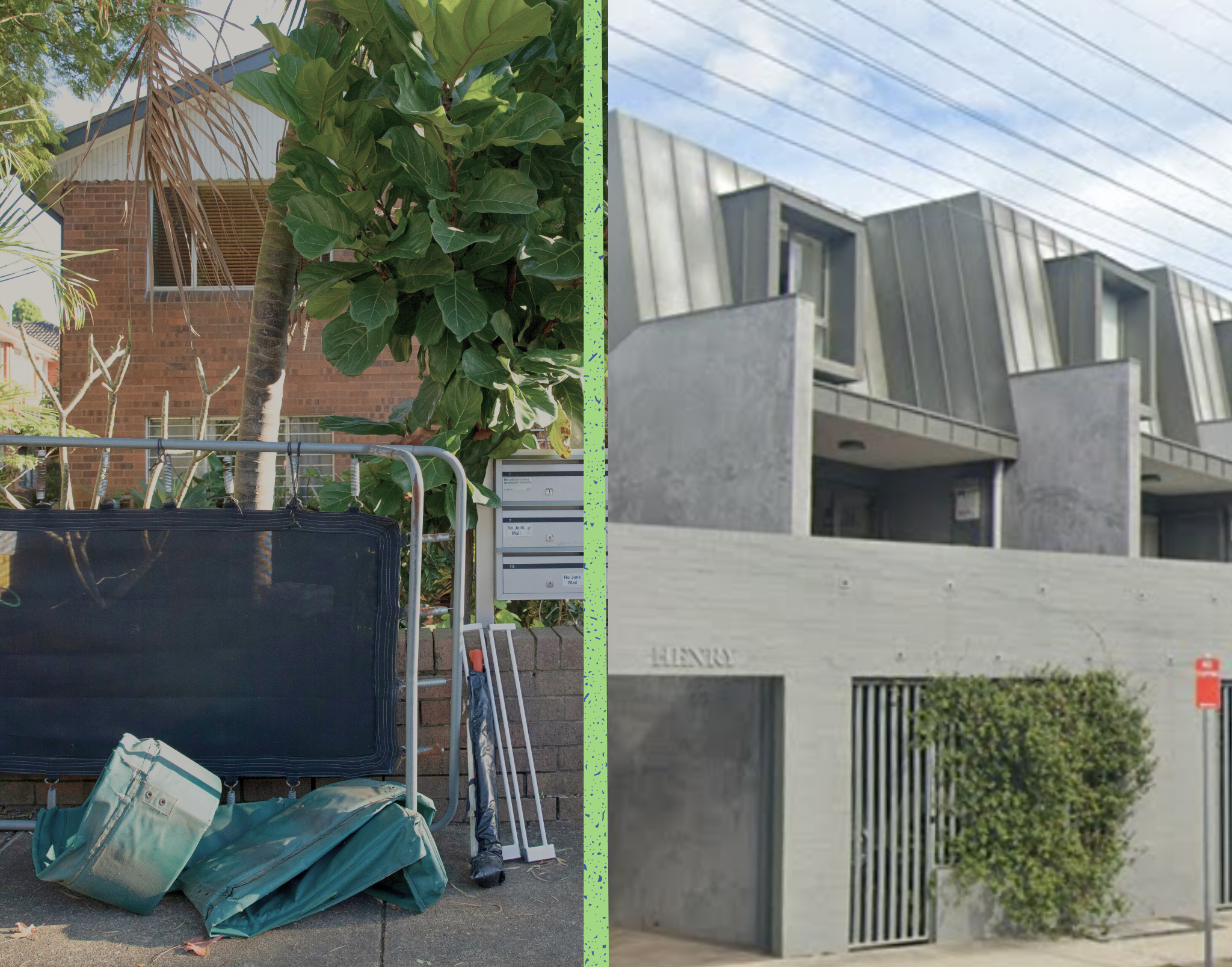 webinar image showing dumped rubbish and solar case study strata property