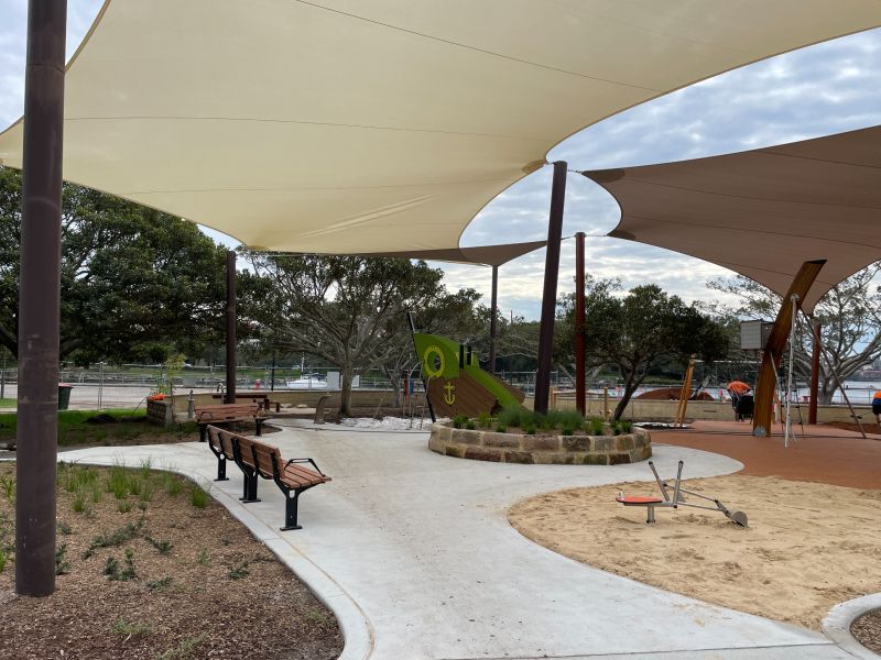 Footpaths and seating