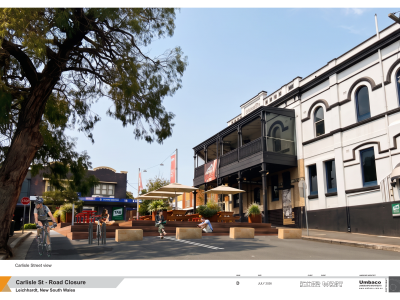 Street view from Carlisle street